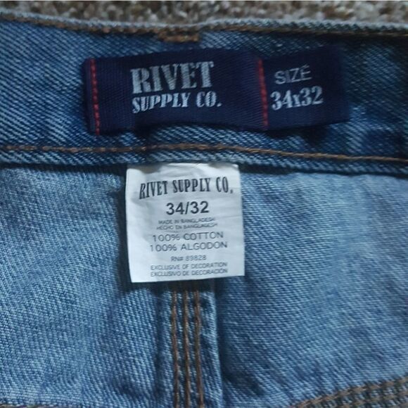 Rivett Supply Co Workwear Relaxed fit jeans 34x32 - Picture 7 of 8